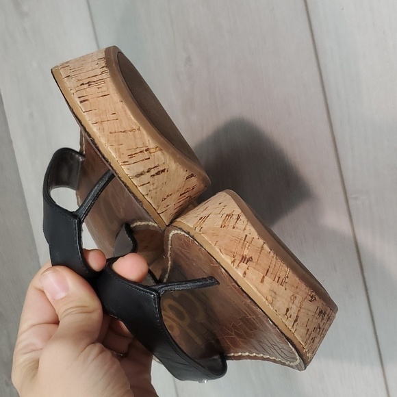 Sam Edelman Womens Romy Cork Wedge Sandals shoes sz 10M - Picture 5 of 12